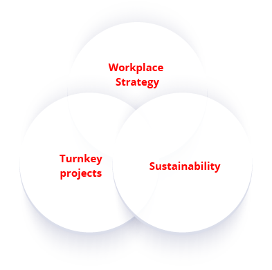 workplace strategy sustainability and turnkey projects